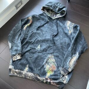 NEW Cabela’s Redhead Black Mossy Oak Camo Hunting Camping Hoodie